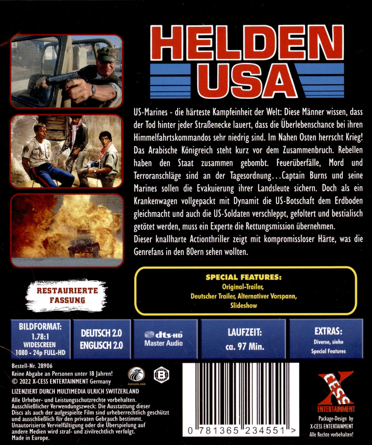 Helden USA - Uncut Edition  (Blu-ray Disc)