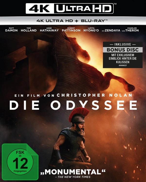 Die Odyssee (4K Ultra HD+2 Blu-rays)