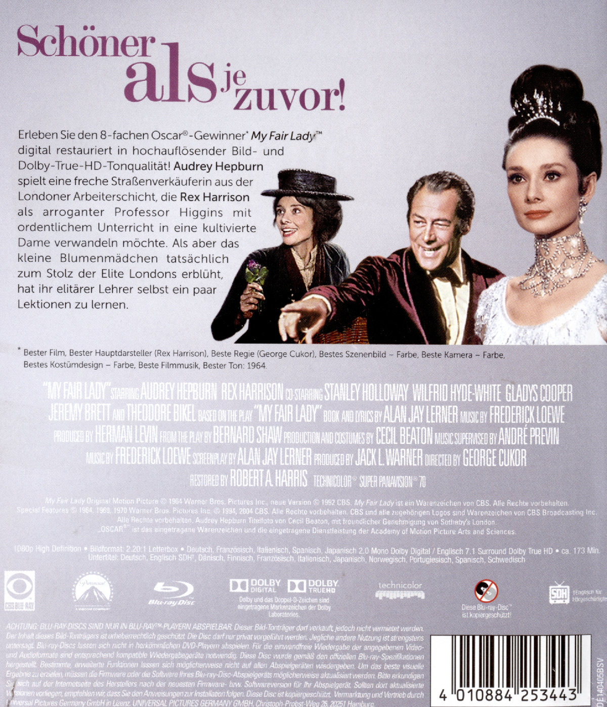 My Fair Lady - 50th Anniversary Edition - Remastered  (Blu-ray Disc)