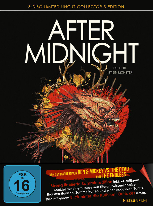 After Midnight - Die Liebe ist ein Monster - Uncut Mediabook Edition (DVD+blu-ray)