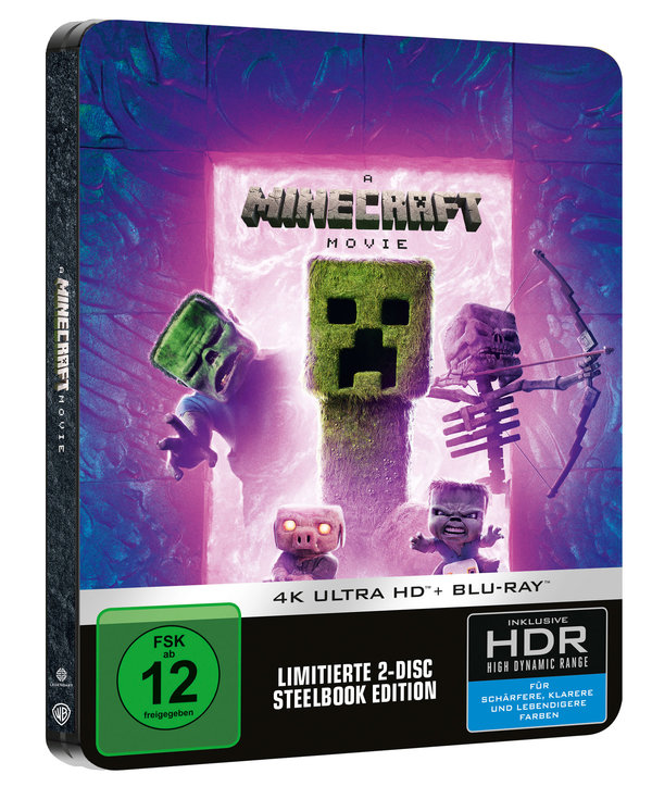 Ein Minecraft Film - Limited Steelbook Edition  (4K Ultra HD) (+ Blu-ray) 