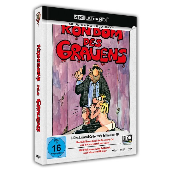 Kondom des Grauens - Directors Cut Mediabook Edition  (4K Ultra HD+blu-ray) (C)