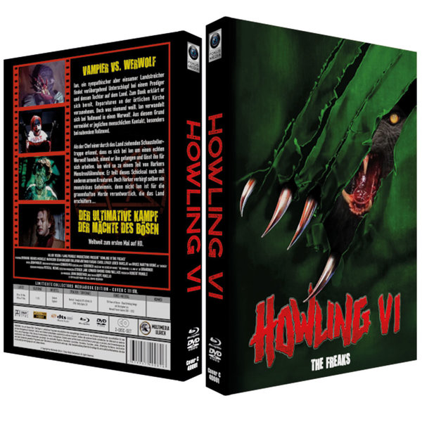 Howling 6 - The Freaks - Uncut Mediabook Edition  (DVD+blu-ray) (C)
