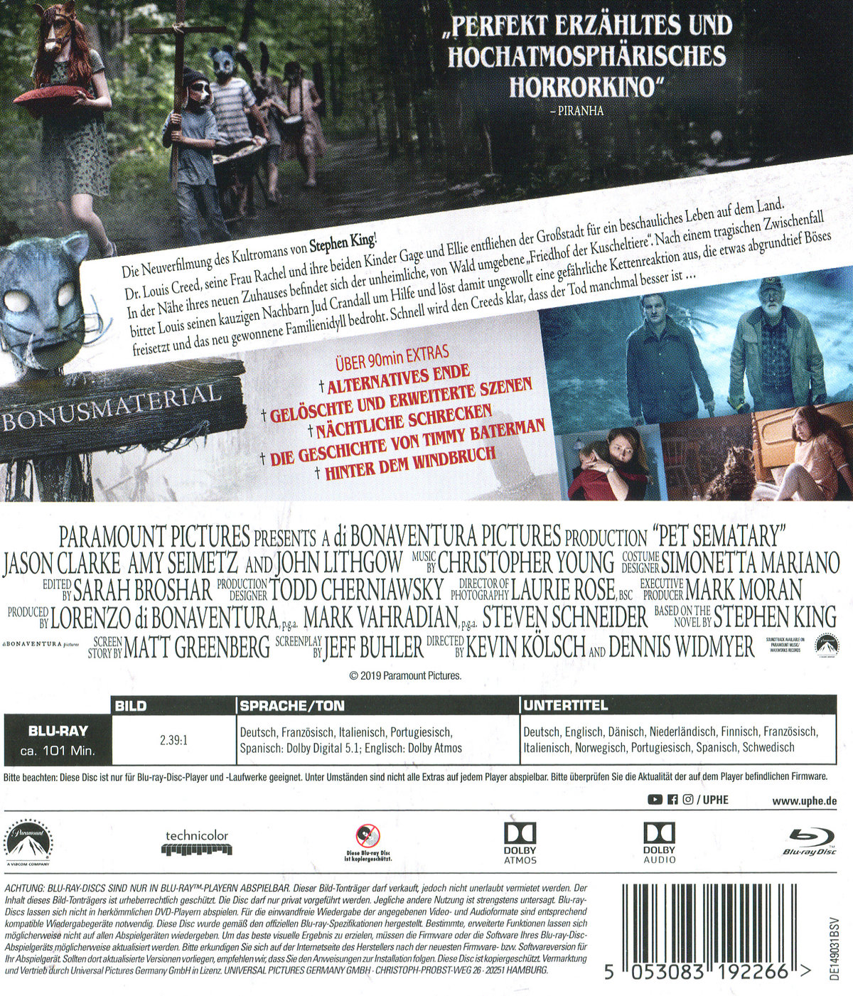 Friedhof der Kuscheltiere (2019) (blu-ray)