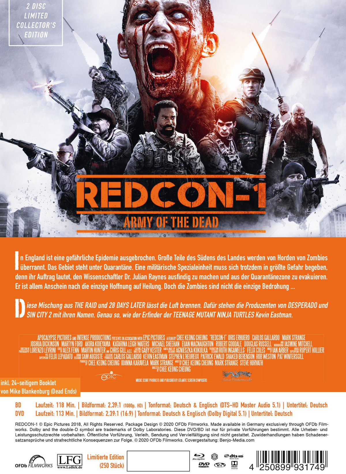 Redcon-1 - Army of the Dead - Uncut Mediabook Edition (DVD+blu-ray) (B)