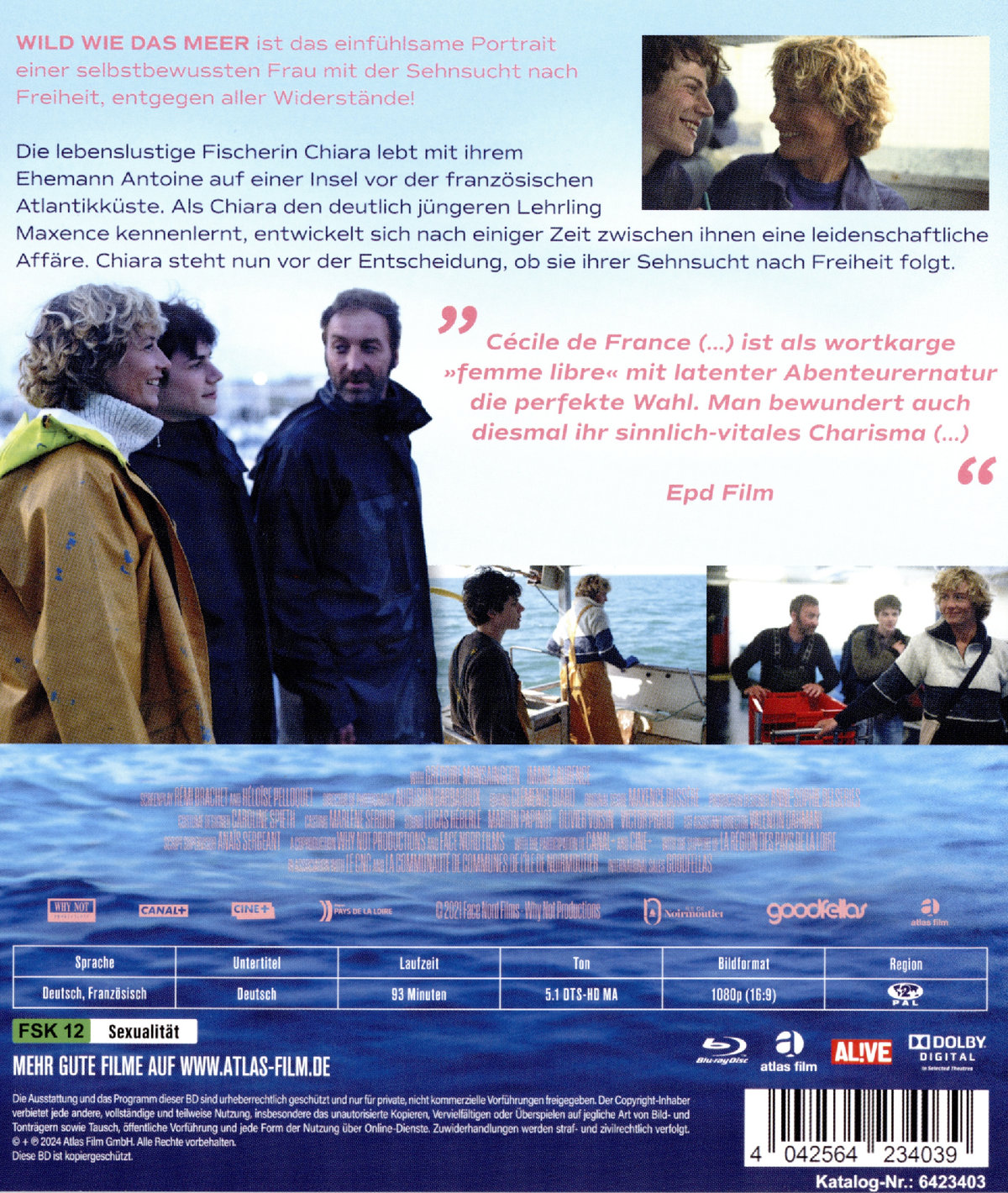 Wild wie das Meer  (Blu-ray Disc)