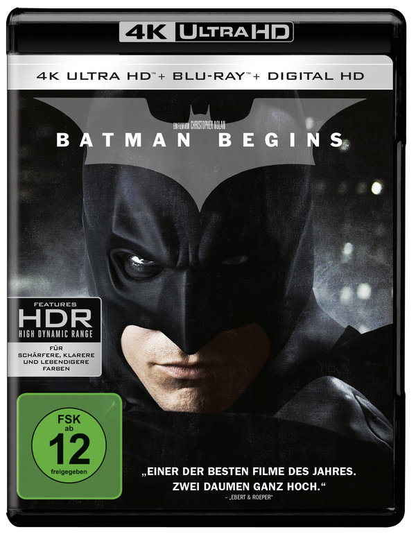 Batman Begins  (4K Ultra HD) (+ 2 Blu-rays)  (Blu-ray 4K Ultra HD)