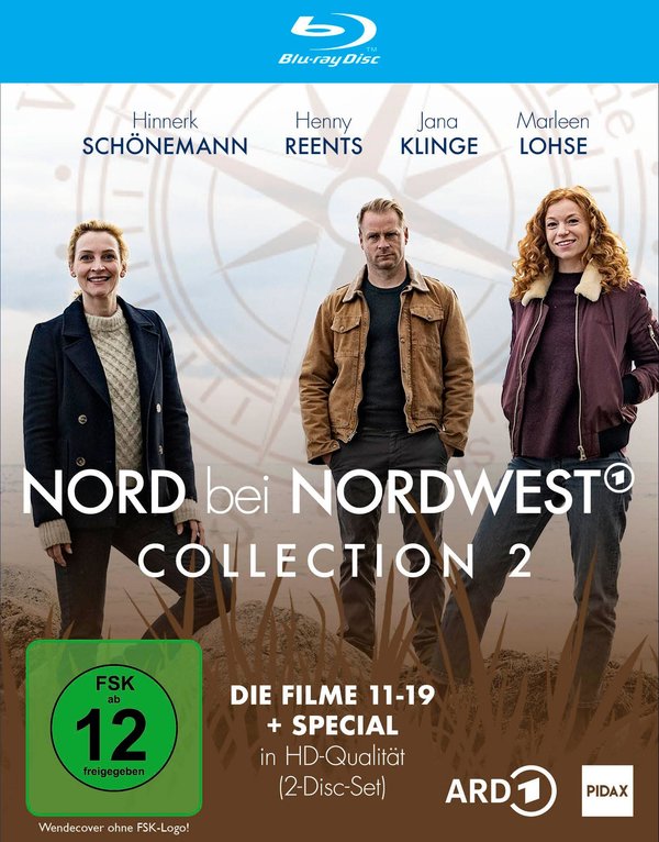 Nord bei Nordwest - Collection 2 / Weitere 10 Spielfilmfolgen der erfolgreichen Küstenkrimi-Reihe in brillanter HD-Qualität  [2 BRs]  (Blu-ray Disc)