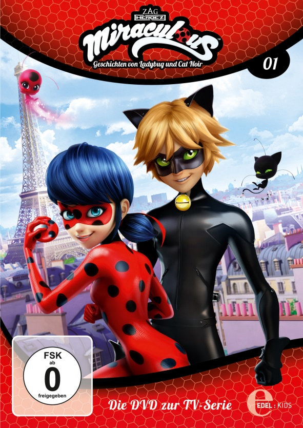 Miraculous 1 - Geschichten von Ladybug und Cat Noir - Stürmisches Wetter  (DVD)