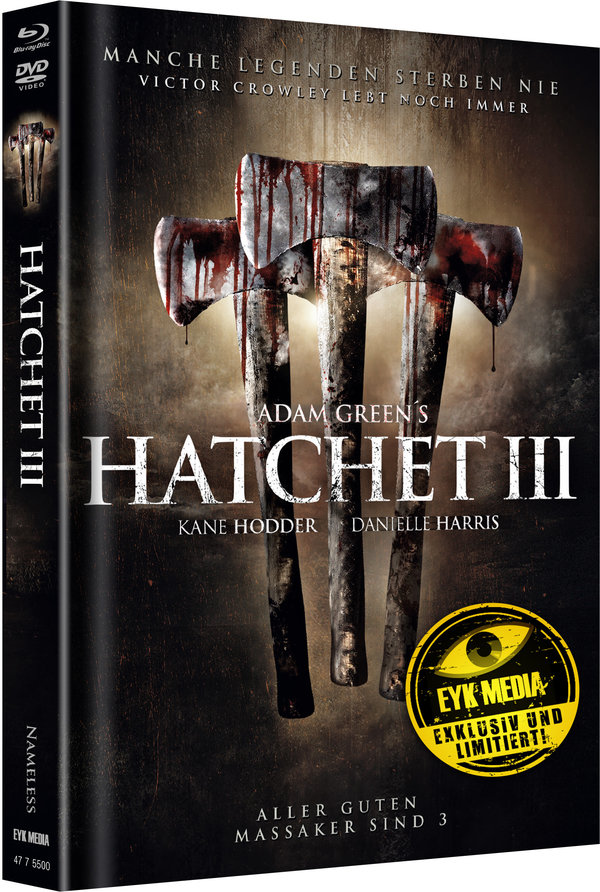 Hatchet 3 - Uncut Mediabook Edition (DVD+blu-ray) (B)