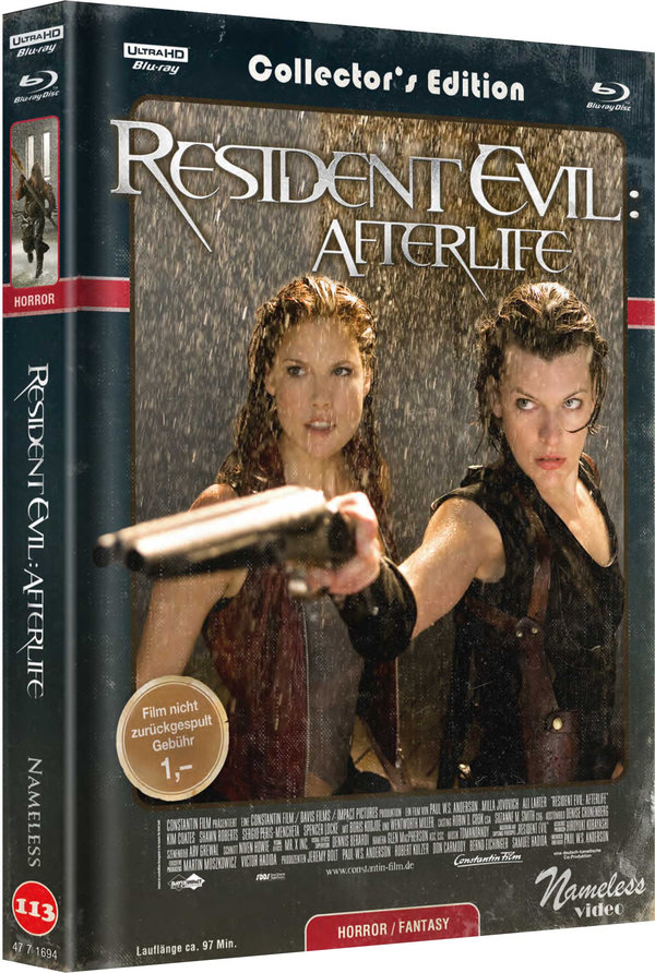 Resident Evil: Afterlife - Uncut Mediabook Edition (4K Ultra HD+blu-ray) (B)