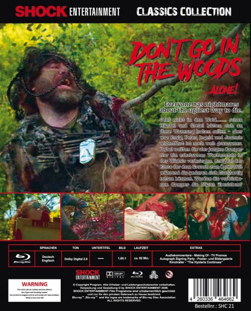 Dont go in the Woods Alone - Ausflug in das Grauen - Uncut Edition  (blu-ray)