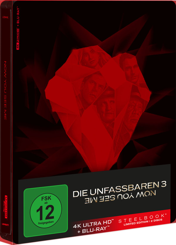 Die Unfassbaren 3 - Now you see me - Limited Steelbook Edition  (4K Ultra HD) (+ Blu-ray)