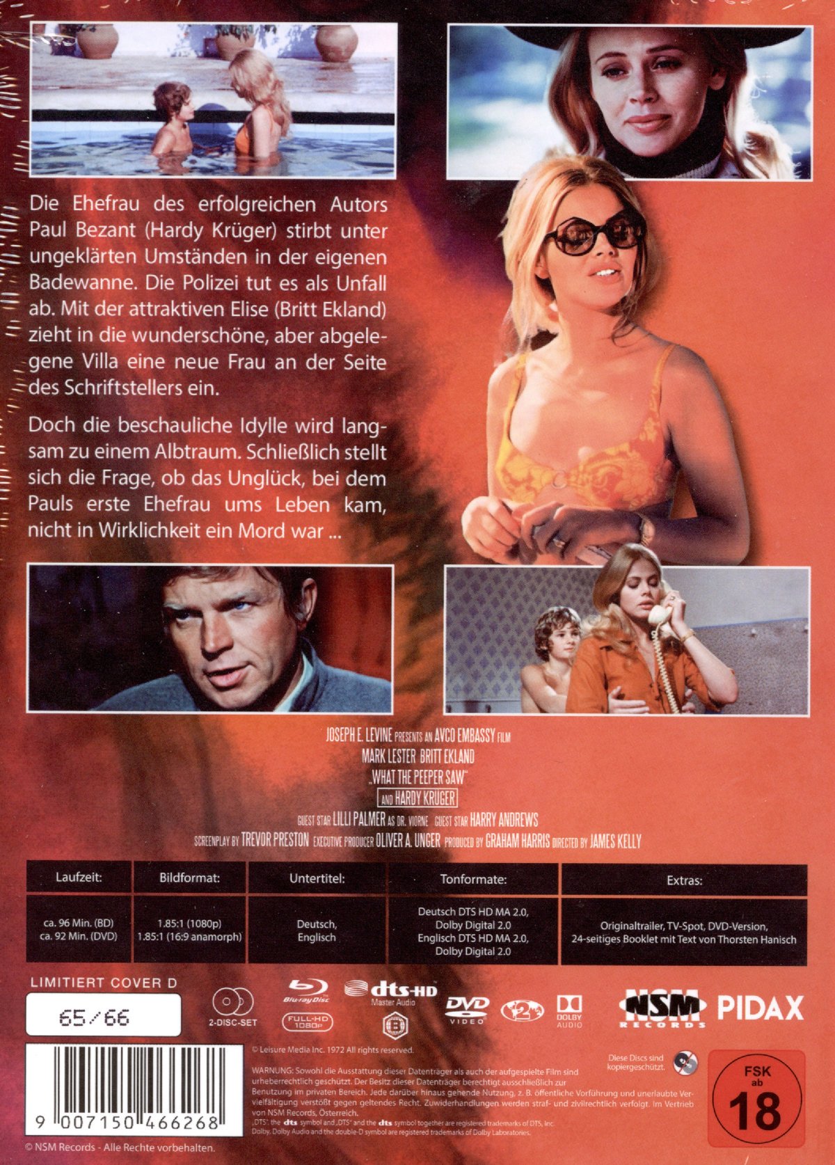 Zeuge hinter der Wand, Der - Uncut Mediabook Edition  (DVD+blu-ray) (D)