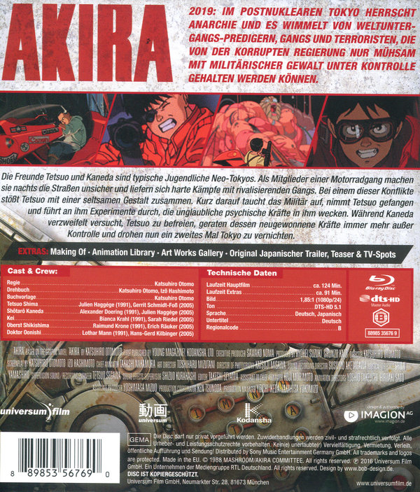 Akira - Special Edition (blu-ray)