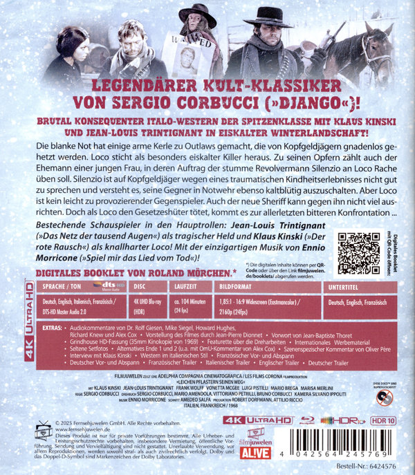 Leichen pflastern seinen Weg  (4K Ultra HD) Leichen pflastern seinen Weg  (4K Ultra HD)