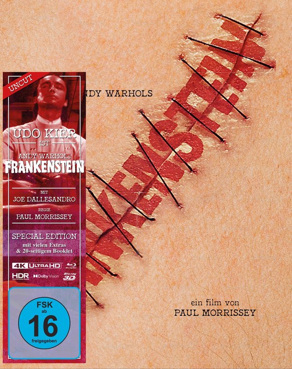 Andy Warhols Frankenstein - Uncut Mediabook Edition  (4K Ultra HD+blu-ray) (B)