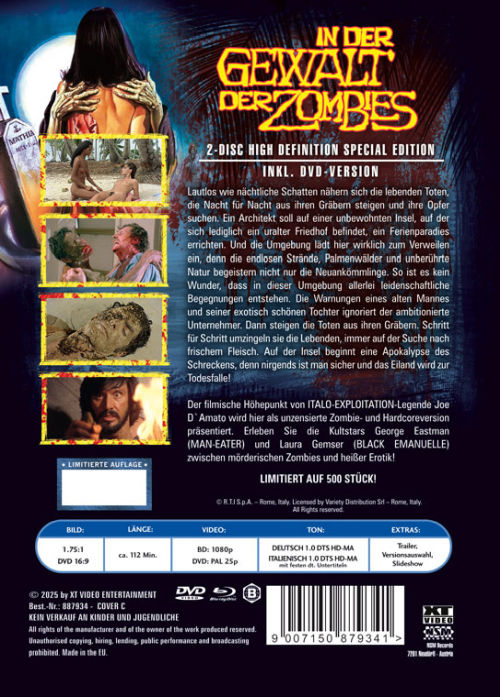 In der Gewalt der Zombies - Uncut Mediabook Edition (DVD+blu-ray) (C)