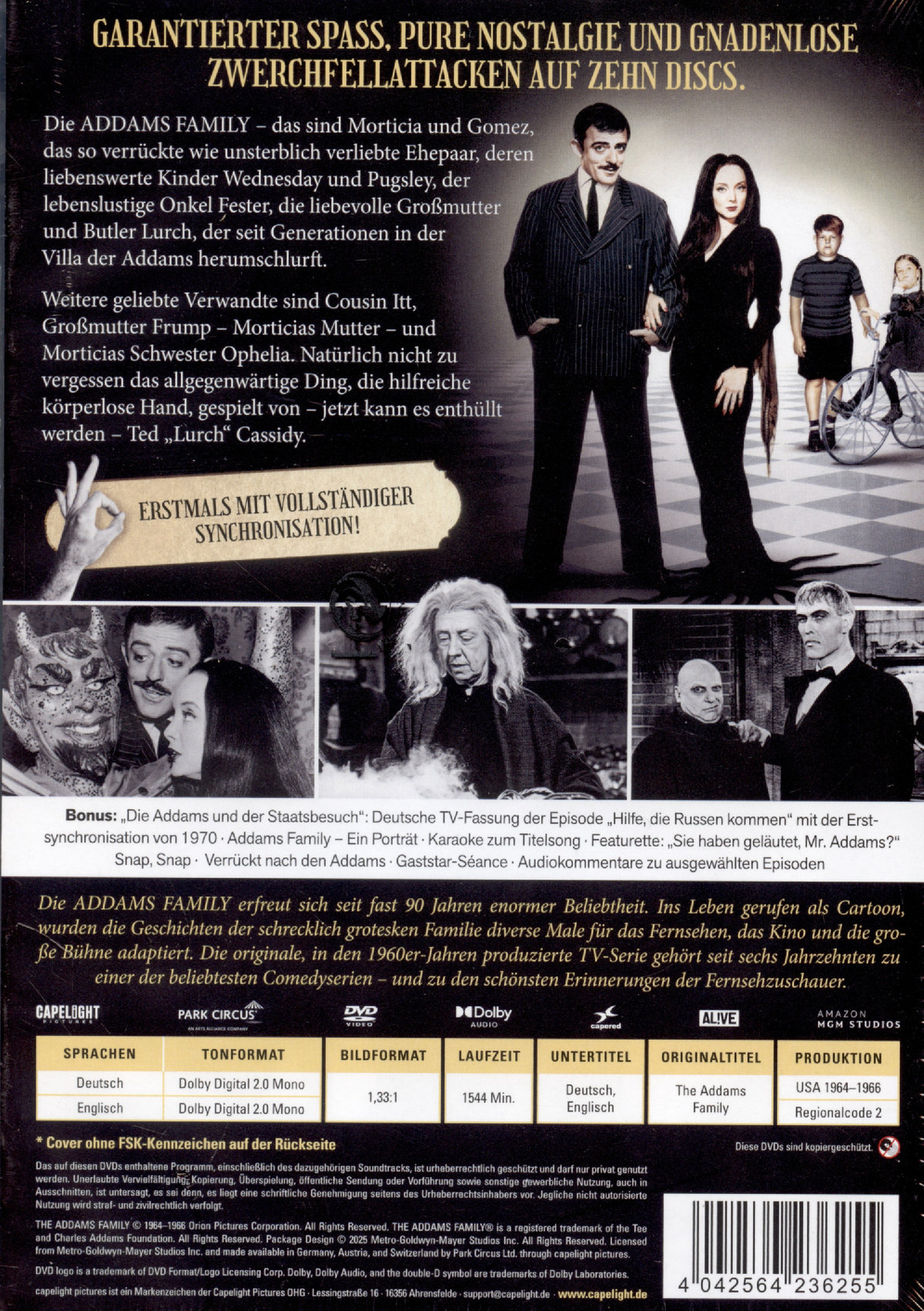 Addams Family - Die komplette Serie  [10 DVDs]  (DVD)