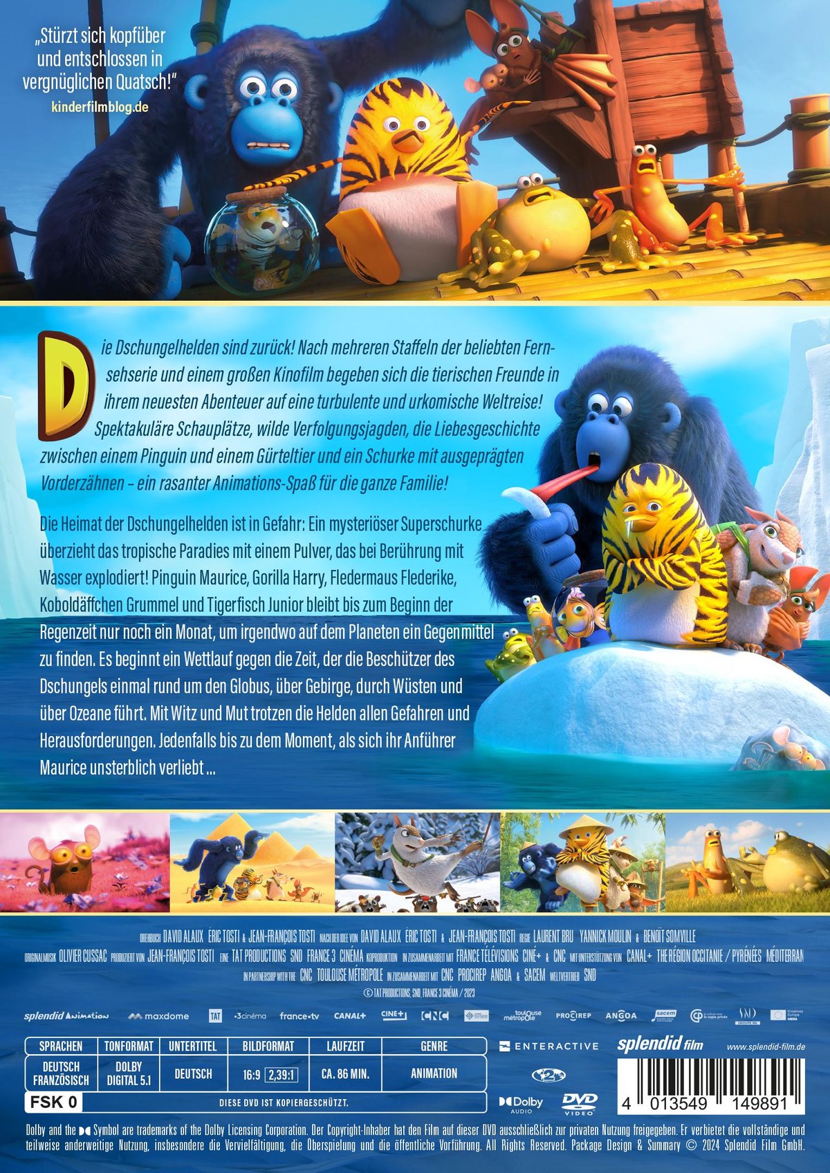 Die Dschungelhelden auf Weltreise  (DVD)