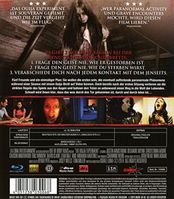 Ouija Experiment , The (blu-ray) Ouija Experiment , The (blu-ray)