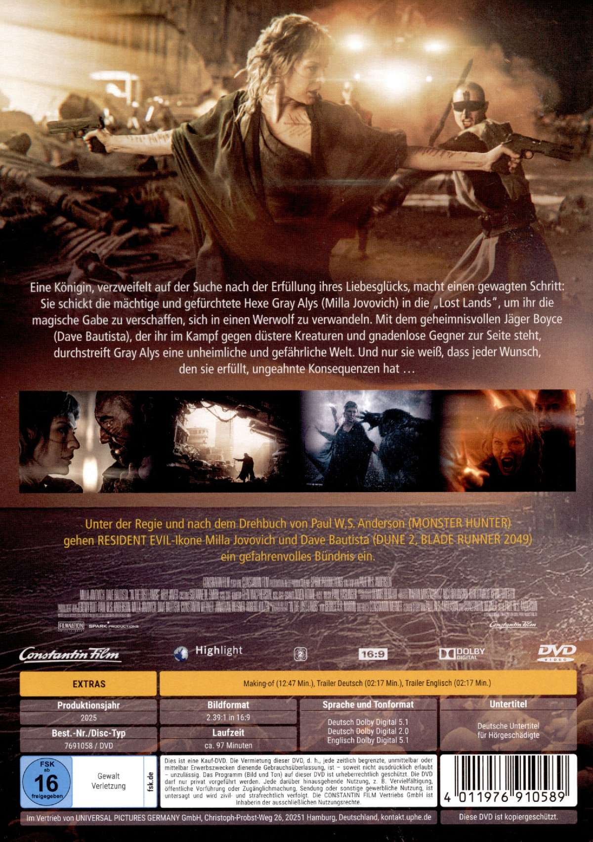 In the Lost Lands  (DVD)