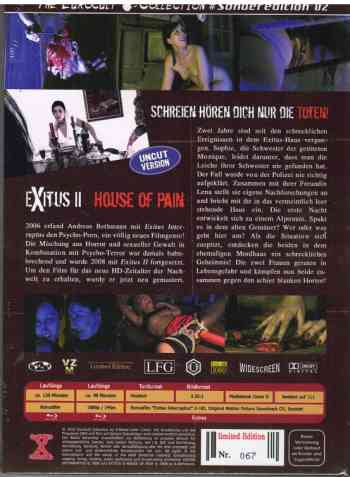 Exitus 2 - House Of Pain - Uncut Mediabook Edition (blu-ray) (B)