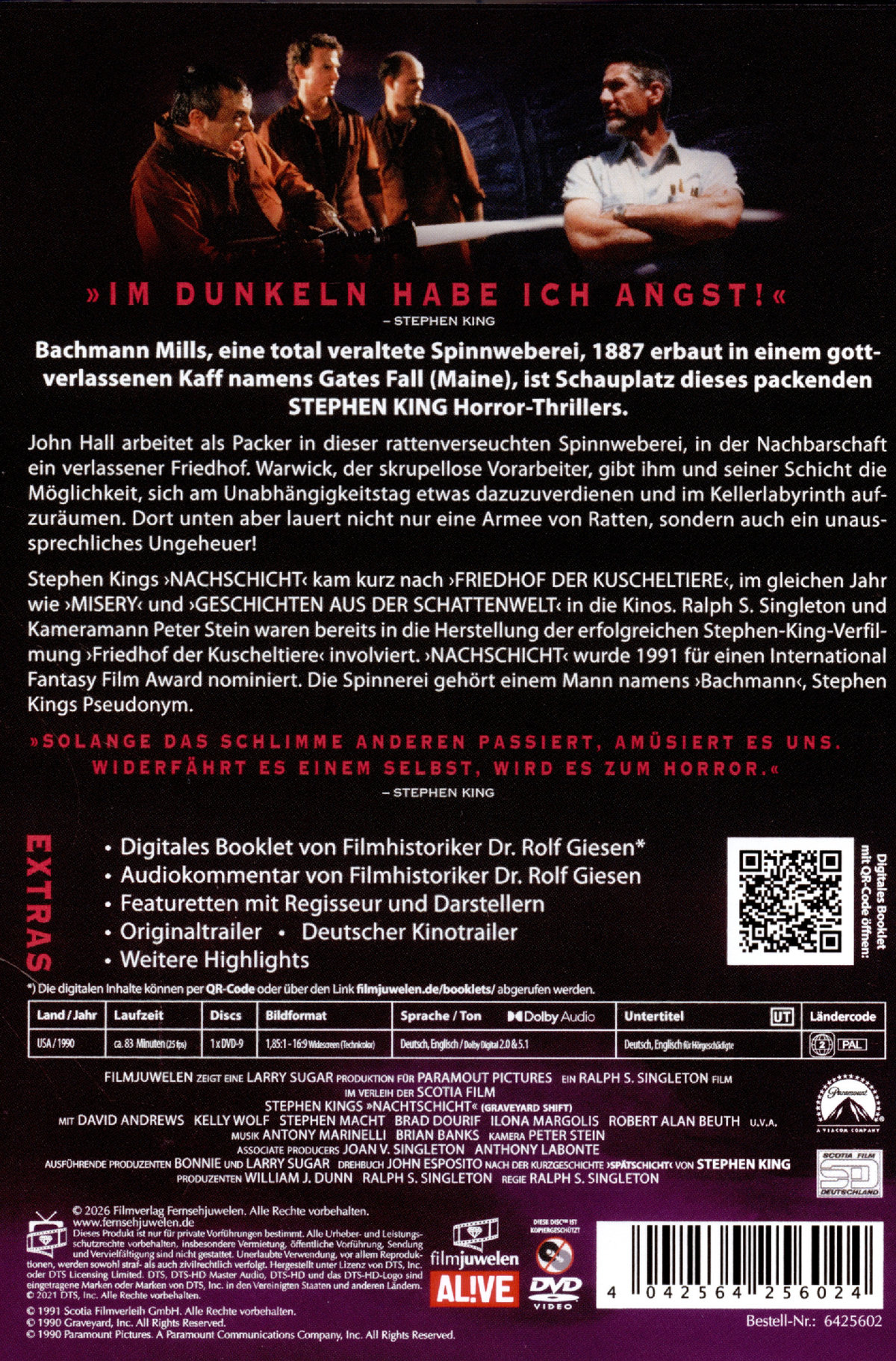 Stephen King's Nachtschicht (Stephen King's Graveyard Shift)  (DVD)