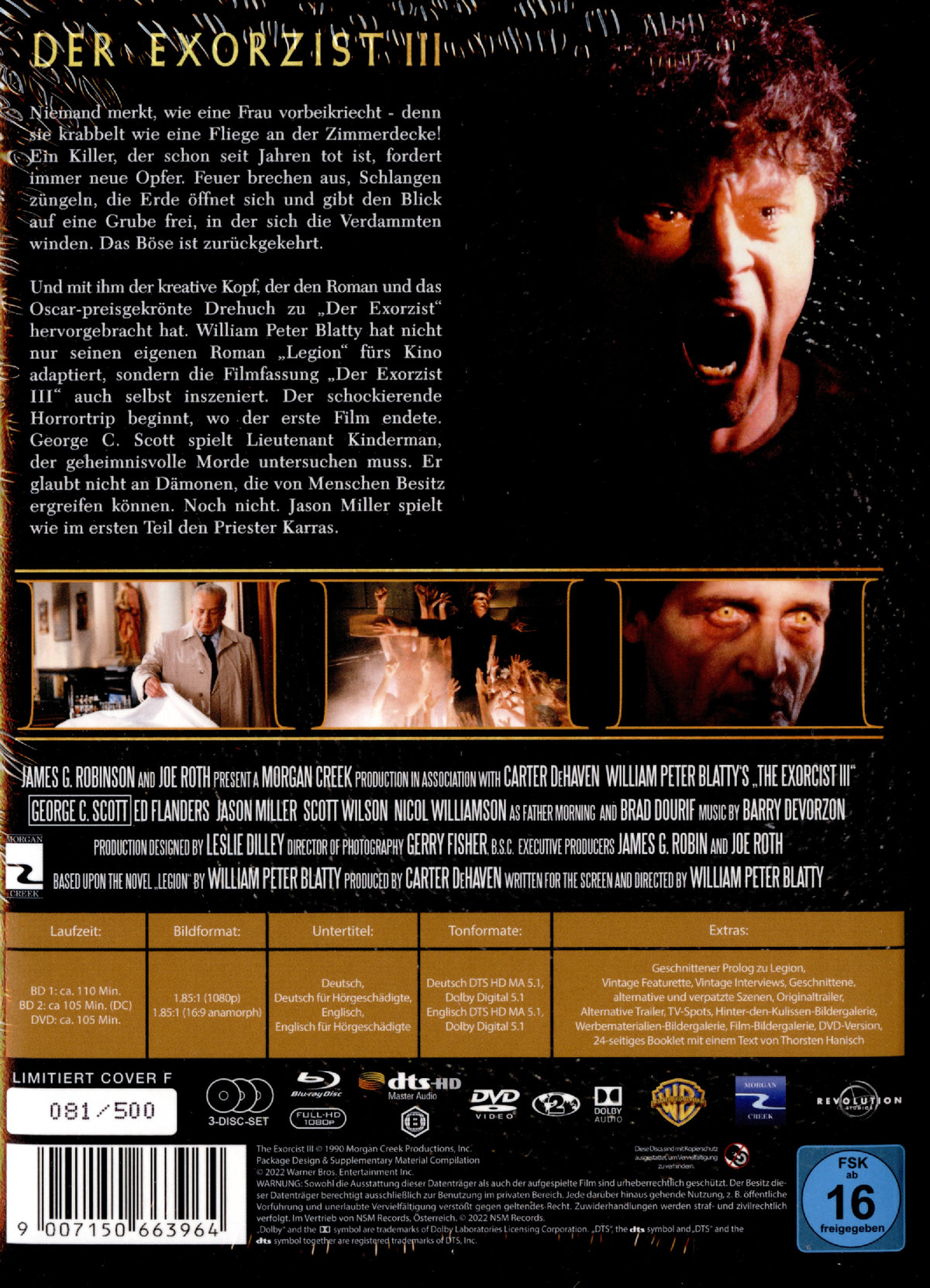 Exorzist 3, Der - Uncut Mediabook Edition (DVD+blu-ray) (F)