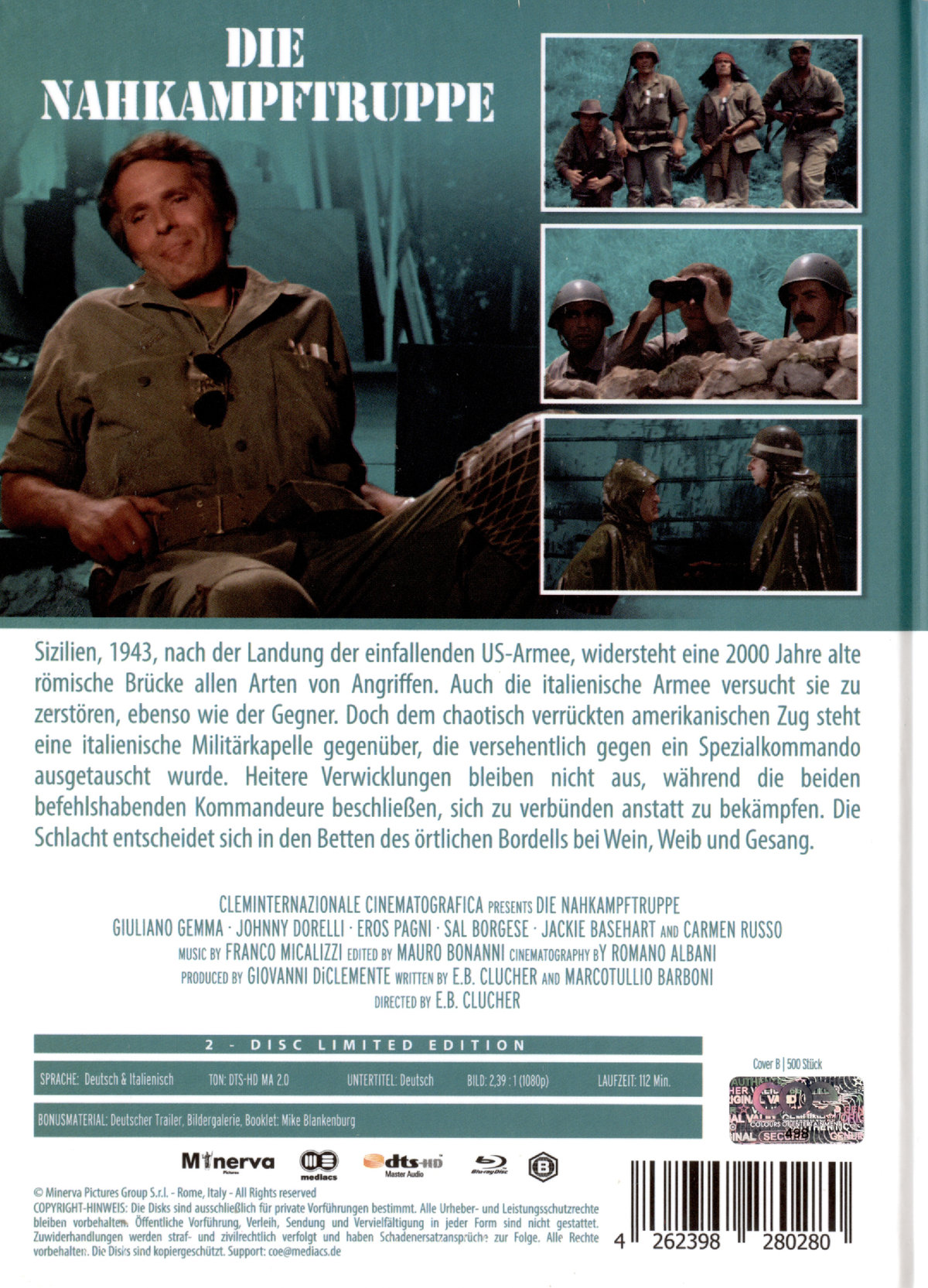 Nahkampftruppe, Die - Uncut Mediabook Edition  (DVD+blu-ray) (B)