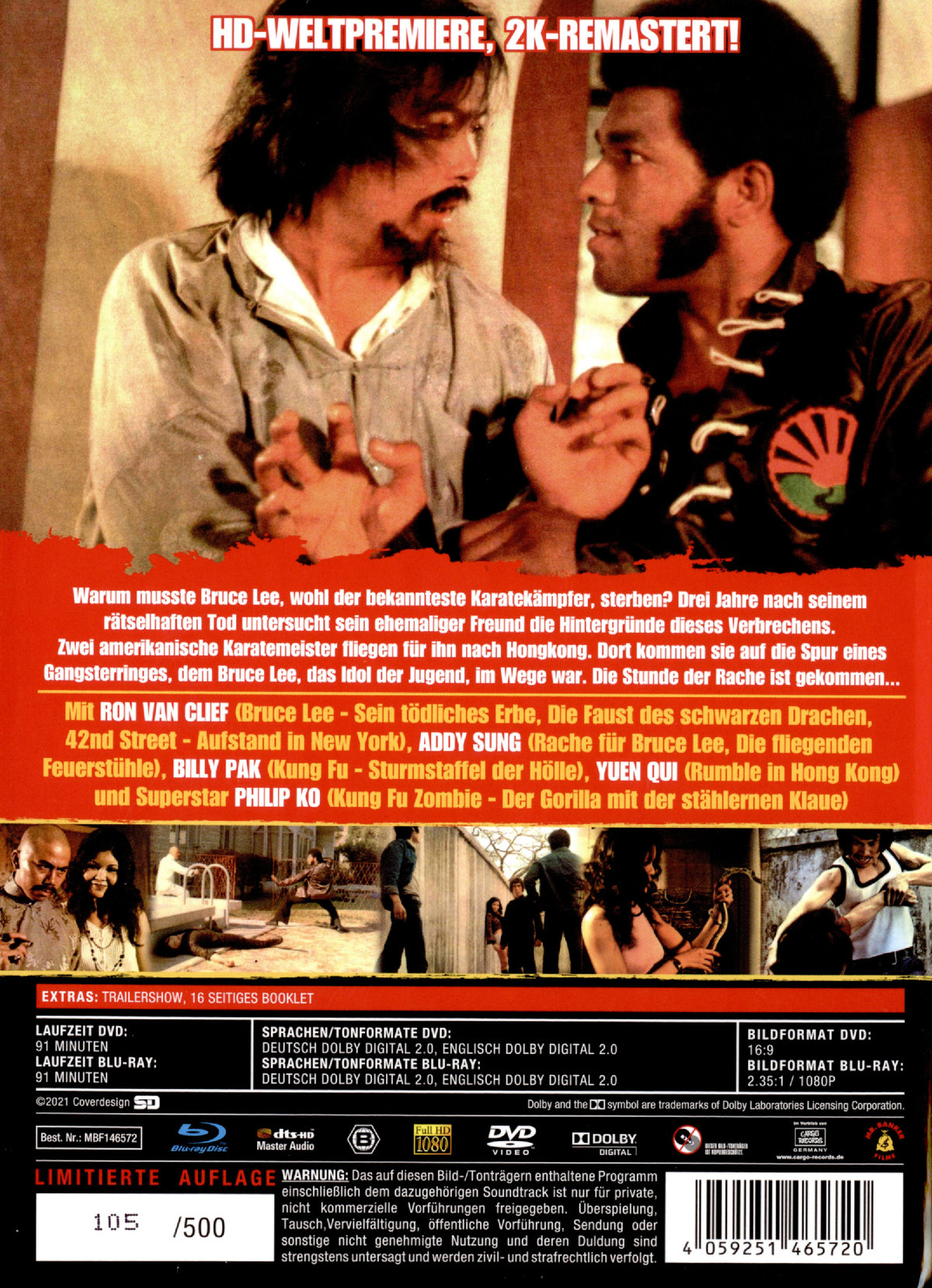 Bruce Lee - Der geheimnisvolle Tod - Uncut Mediabook Edition (DVD+blu-ray) (A)