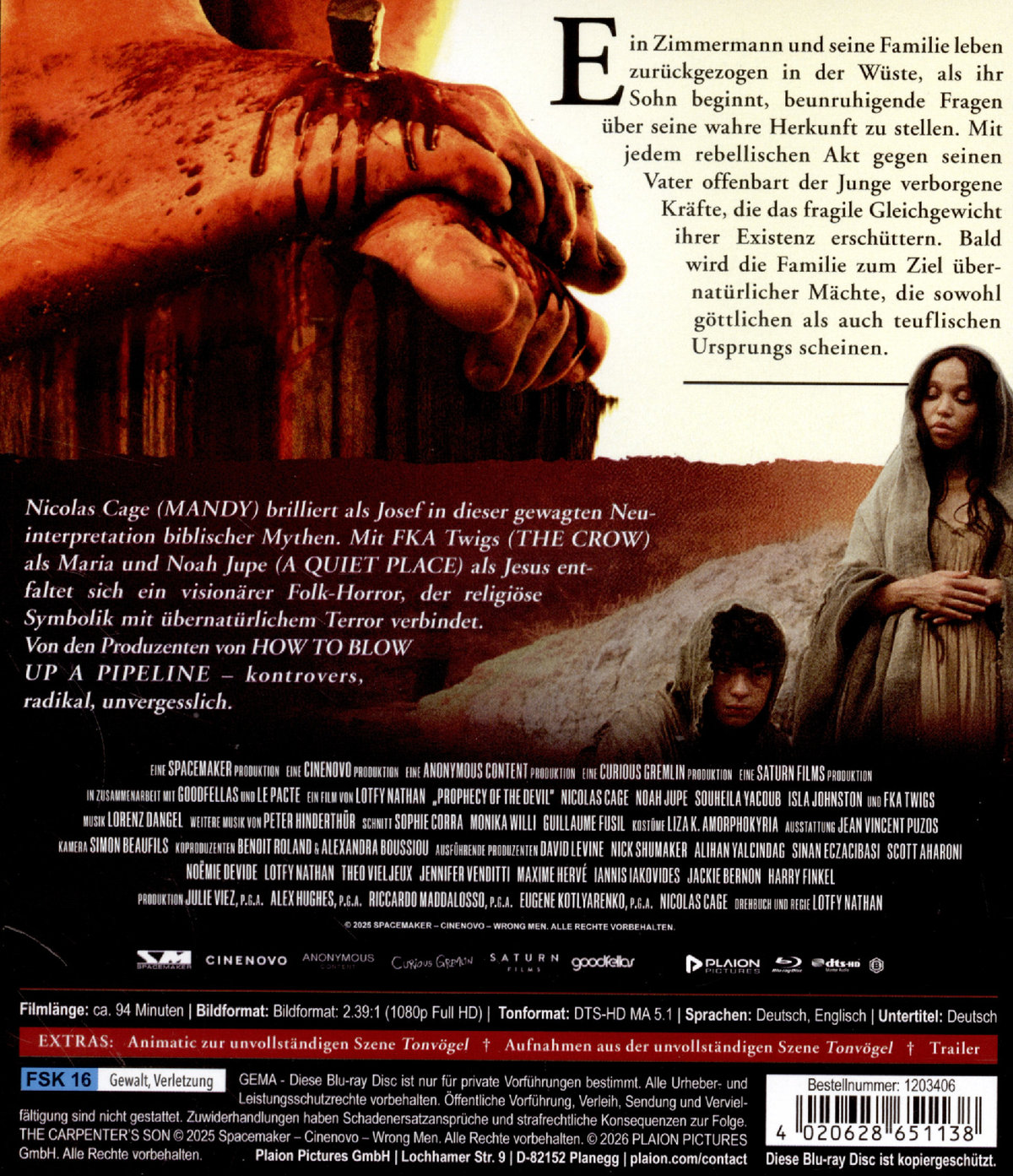 Prophecy of the Devil  (Blu-ray Disc)