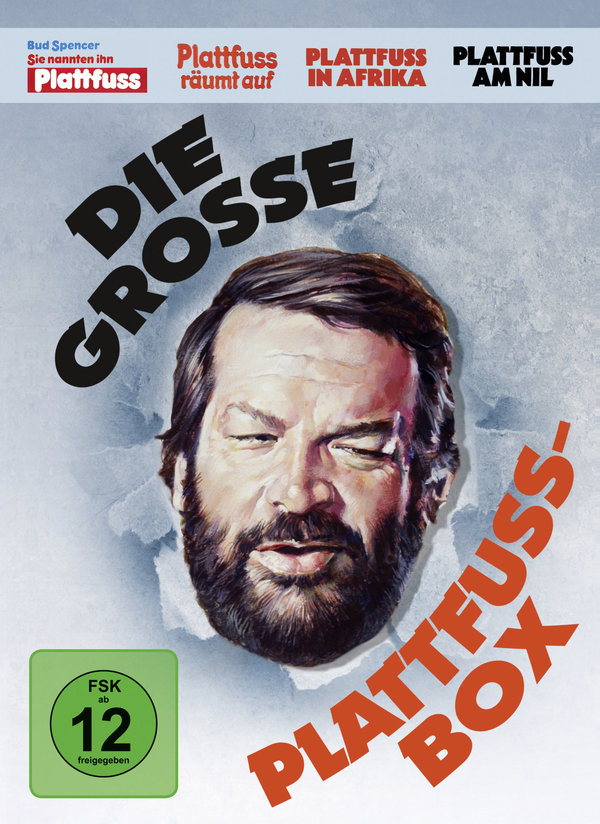 Bud Spencer - Die grosse Plattfuss-Box  [4 DVDs] (Remastered Version)  (DVD)