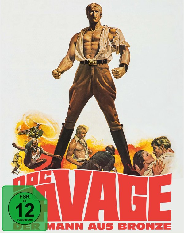 Doc Savage - Der Mann aus Bronze - Uncut Mediabook Edition  (DVD+blu-ray)