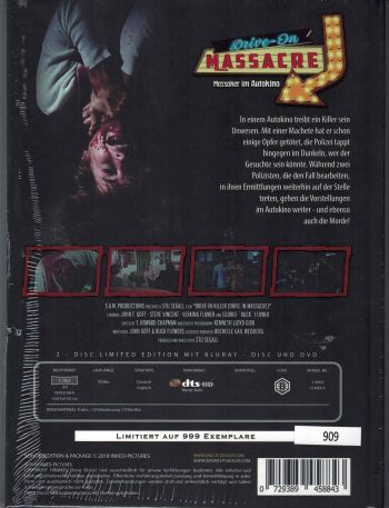 Drive-In Massacre - Uncut Mediabook Edition (DVD+blu-ray) (A)