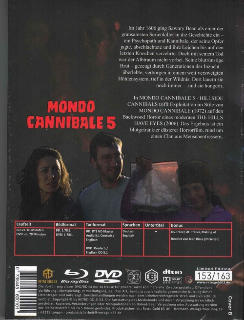 Mondo Cannibale 5 - Hillside Cannibals - Uncut Mediabook Edition (DVD+blu-ray) (B)