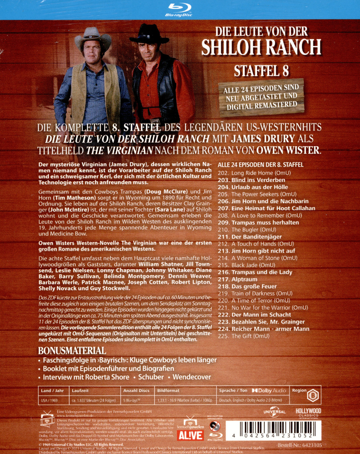Leute von der Shiloh Ranch, Die - Staffel 8 (blu-ray)