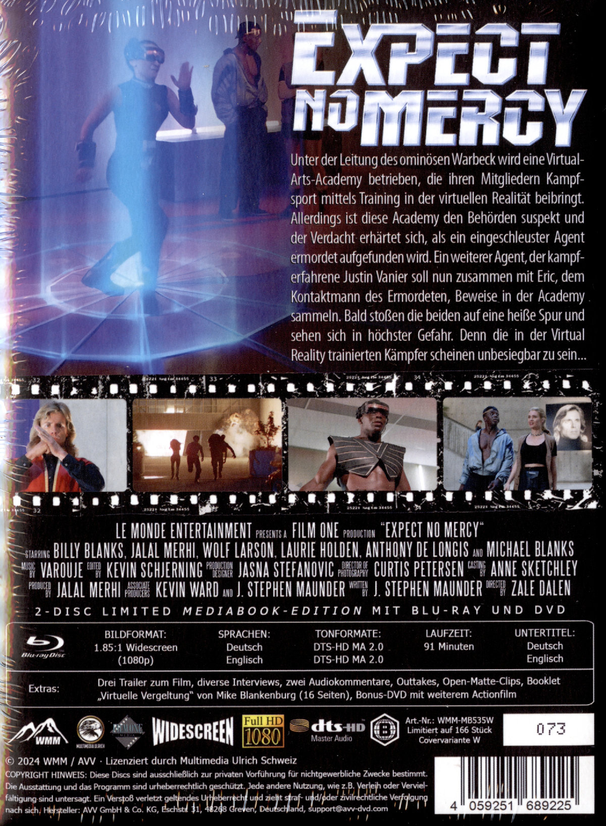 EXPECT NO MERCY - Uncut Mediabook Edition  (blu-ray)