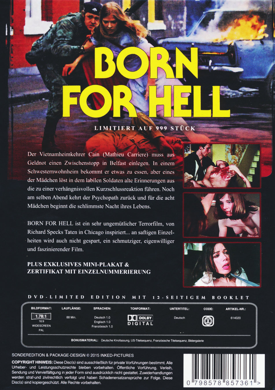 Born for Hell - Die Hinrichtung - Limited Mediabook Edition