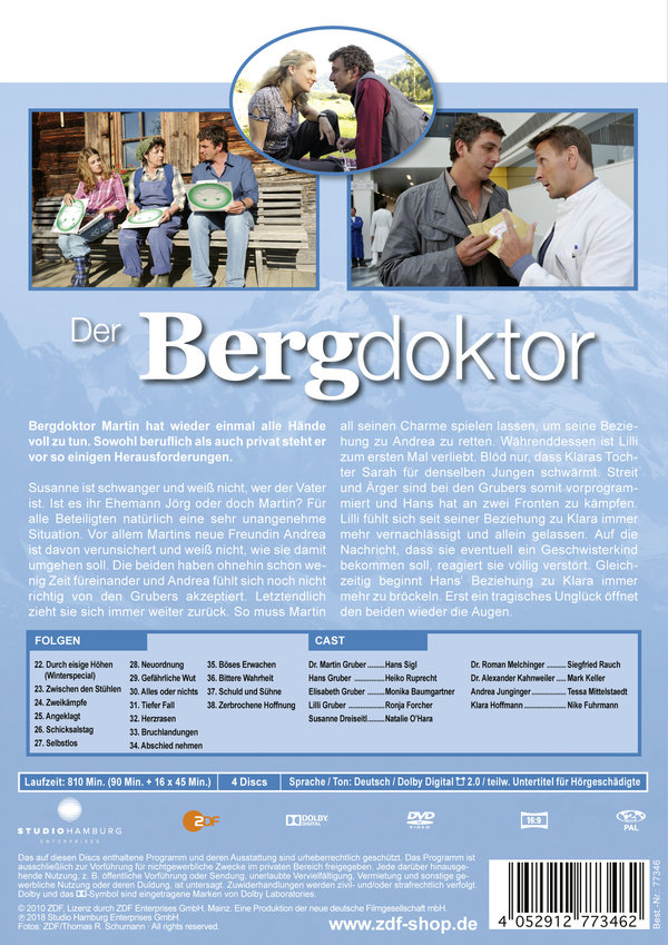 Der Bergdoktor - Staffel 3  [4 DVDs]  (DVD)