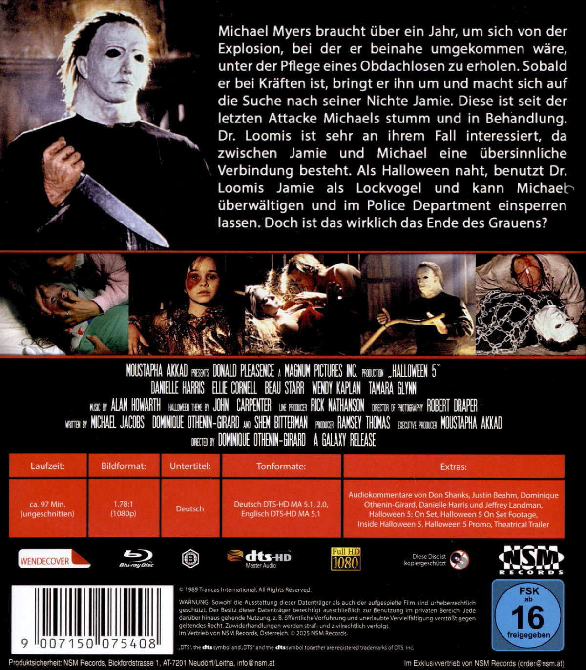 Halloween 5 - Die Rache des Michael Myers  (Blu-ray Disc)