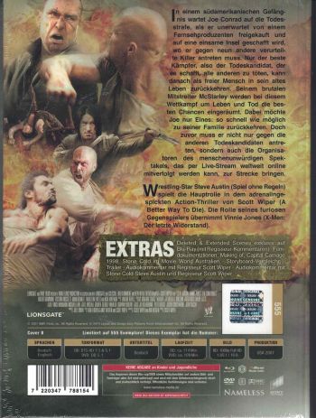 Todeskandidaten, Die - Uncut Mediabook Edition (DVD+blu-ray) (Cover B - Run)
