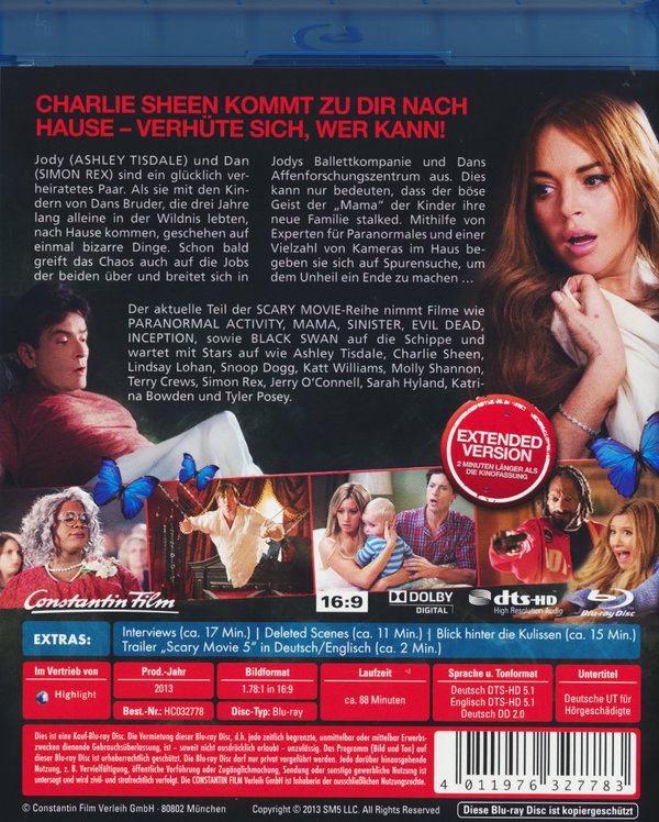 Scary Movie 5 - Uncut Version (blu-ray)