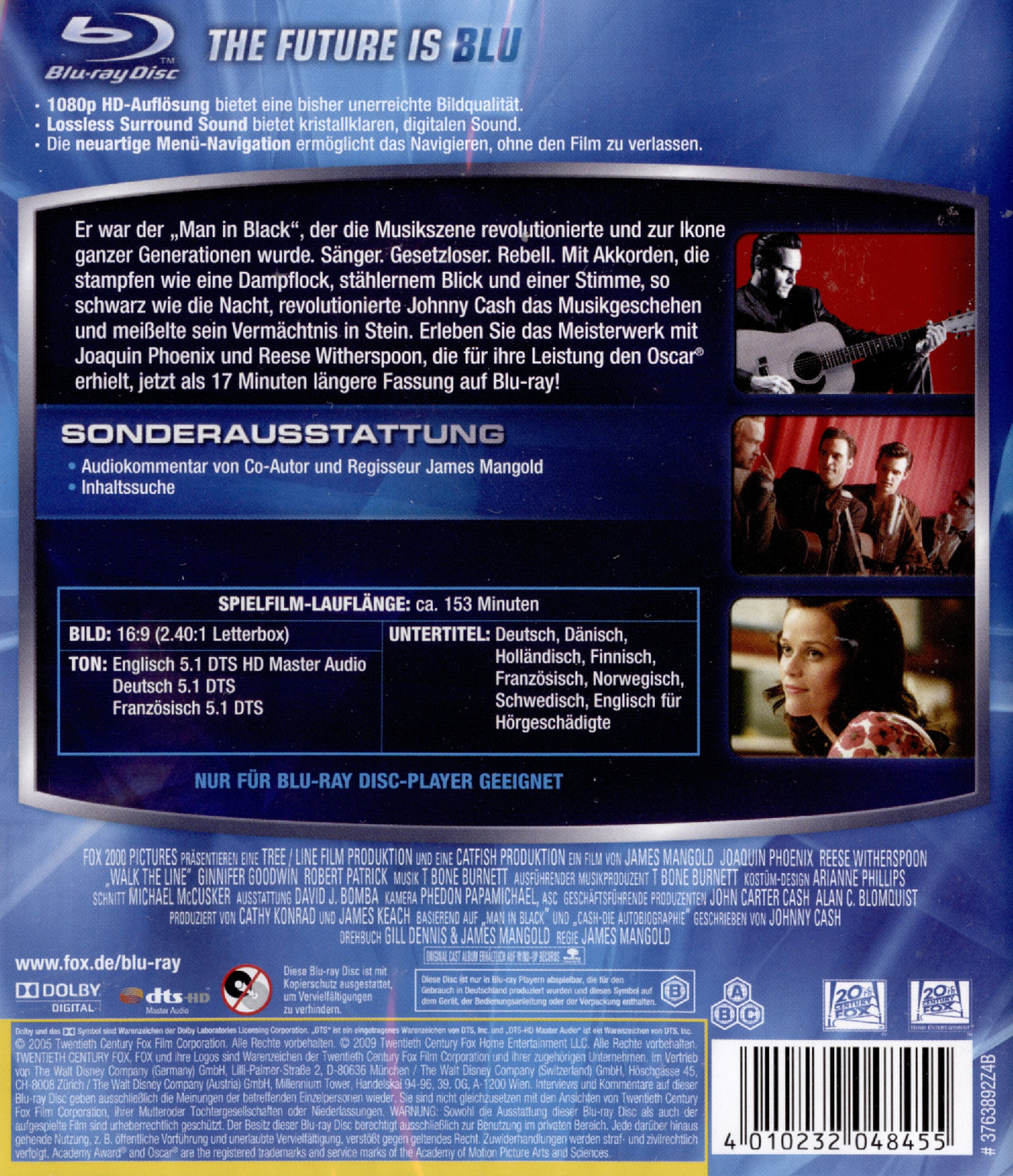 Walk the Line  (Blu-ray Disc)