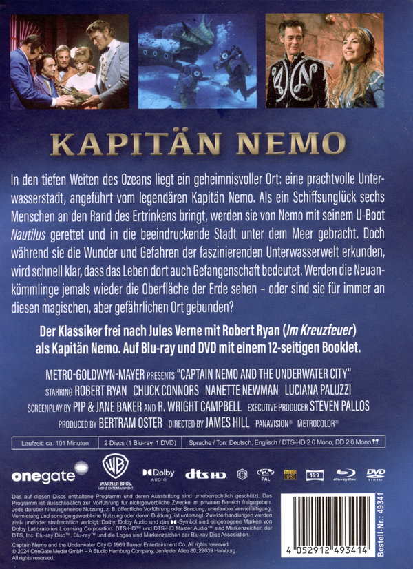 Kapitän Nemo - Uncut Mediabook Edition  (DVD+blu-ray) (B)