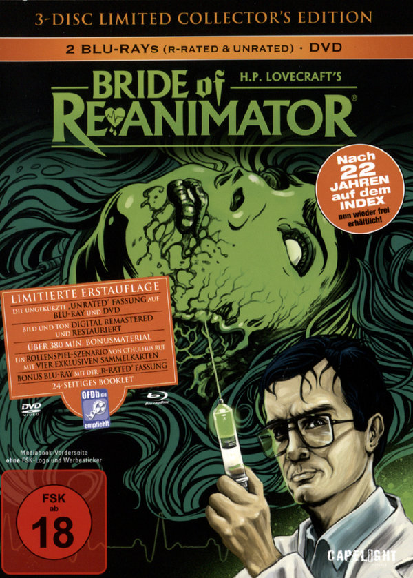 Bride of Re-Animator - Uncut Mediabook Edition  (DVD+blu-ray)