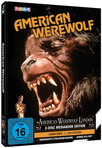 An American Werewolf in London - Uncut Mediabook Edition (blu-ray) (Cover VHS)