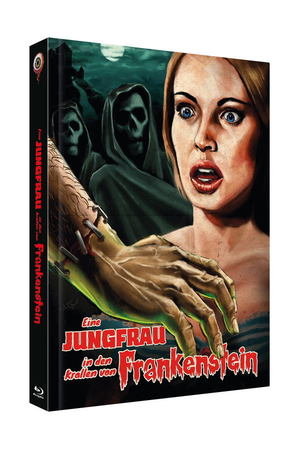 Eine Jungfrau in den Krallen von Frankenstein - Uncut Mediabook Edition (DVD+blu-ray) (B)