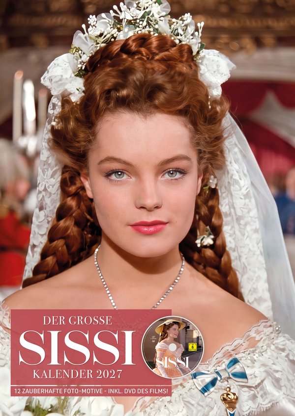 Sissi - Kalender 2027 inkl. DVD (Wandkalender / Fotokalender DIN A3) (Filmjuwelen)  (DVD)