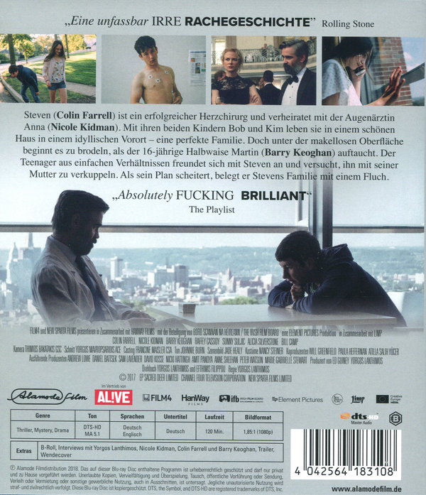 Killing of a Sacred Deer, The (blu-ray)